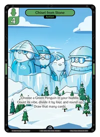 Chisel from Stone Chisel from Stone - Uncommon Green Action Vibes TCG card