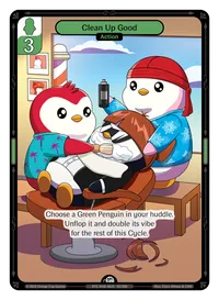 Clean Up Good Clean Up Good - Common Green Action Vibes TCG card