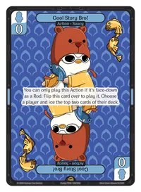 Cool Story Bro! Cool Story Bro! - Rare Blue Action Vibes TCG card