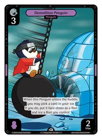 Demolition Penguin Demolition Penguin - Common Purple Character Vibes TCG card
