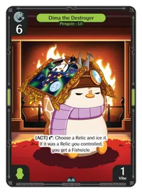 Dima the Destroyer Dima the Destroyer - Uncommon Green Character Vibes TCG card