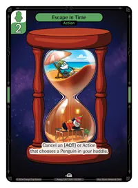 Escape in Time Escape in Time - Common Green Action Vibes TCG card