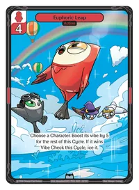 Euphoric Leap Euphoric Leap - Uncommon Red Action Vibes TCG card