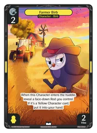 Farmer Birb Farmer Birb - Common Yellow Character Vibes TCG card