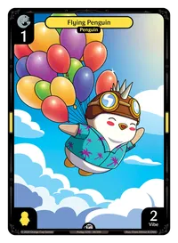 Flying Penguin Flying Penguin - Common Yellow Character Vibes TCG card