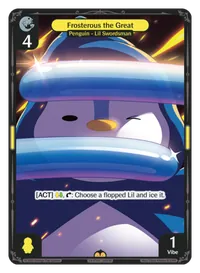 Frosterous the Great Frosterous the Great - Rare Yellow Character Vibes TCG card