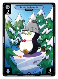 Frosty the Penguin Frosty the Penguin - Common Blue Character Vibes TCG card
