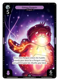 Galaxy Penguin Galaxy Penguin - Uncommon Purple Character Vibes TCG card
