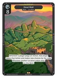 Great Wall Great Wall - Rare Colorless Relic Vibes TCG card