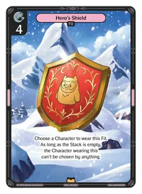 Hero's Shield Hero's Shield - Rare Colorless Fit Vibes TCG card