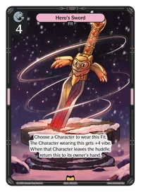 Hero's Sword Hero's Sword - Rare Colorless Fit Vibes TCG card