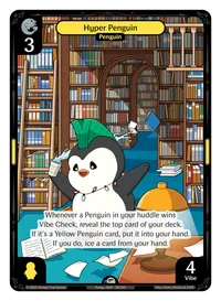 Hyper Penguin Hyper Penguin - Common Yellow Character Vibes TCG card