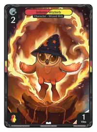 Inferno Wizbirb Inferno Wizbirb - Common Colorless Character Vibes TCG card