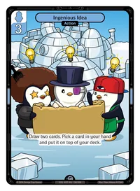 Ingenious Idea Ingenious Idea - Uncommon Blue Action Vibes TCG card