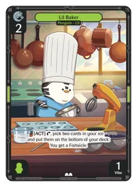 Lil Baker Lil Baker - Common Green Character Vibes TCG card
