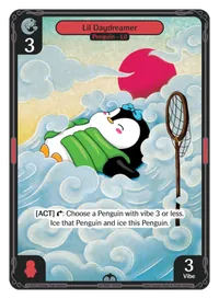 Lil Daydreamer Lil Daydreamer - Uncommon Red Character Vibes TCG card