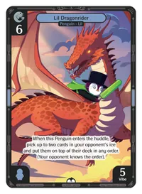 Lil Dragonrider Lil Dragonrider - Common Blue Character Vibes TCG card