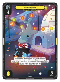 Lil Extrovert Lil Extrovert - Uncommon Yellow Character Vibes TCG card