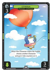 Lil Helium Lil Helium - Common Green Character Vibes TCG card