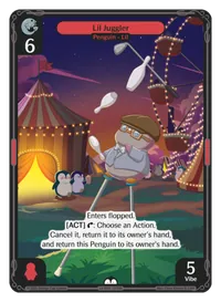 Lil Juggler Lil Juggler - Common Red Character Vibes TCG card