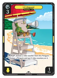 Lil Lifeguard Lil Lifeguard - Common Yellow Character Vibes TCG card