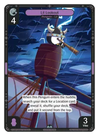 Lil Lookout Lil Lookout - Uncommon Purple Character Vibes TCG card