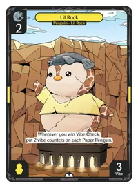 Lil Rock Lil Rock - Common Yellow Character Vibes TCG card