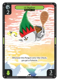 Lil Skydiver Lil Skydiver - Common Green Character Vibes TCG card