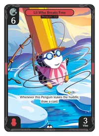 Lil Who Breaks Free Lil Who Breaks Free - Common Red Character Vibes TCG card