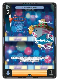 Lil Who Hoops Lil Who Hoops - Uncommon Blue Character Vibes TCG card
