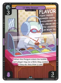 Lil Who Scoops Lil Who Scoops - Uncommon Purple Character Vibes TCG card