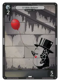 Lil With Balloon Lil With Balloon - Common Colorless Character Vibes TCG card