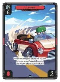 Lil Zoomer Lil Zoomer - Uncommon Red Character Vibes TCG card