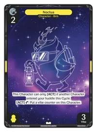Noctua Noctua - Common Yellow Character Vibes TCG card