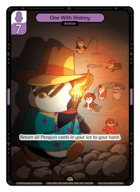 One With History One With History - Rare Purple Action Vibes TCG card