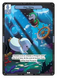 Ooo, Shiny Ooo, Shiny - Common Blue Action Vibes TCG card