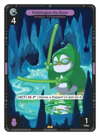 Pebblington the Brave Pebblington the Brave - Rare Purple Character Vibes TCG card