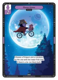 Phone Home Phone Home - Uncommon Purple Action Vibes TCG card