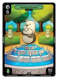 Pointsrich Penguin Pointsrich Penguin - Uncommon Green Character Vibes TCG card