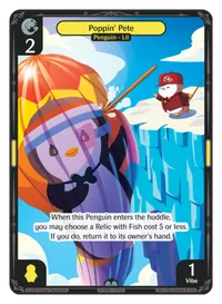 Poppin' Pete Poppin' Pete - Uncommon Yellow Character Vibes TCG card