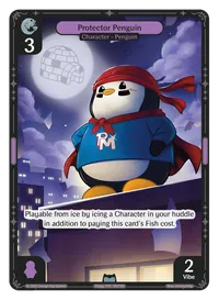 Protector Penguin Protector Penguin - Uncommon Purple Character Vibes TCG card