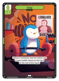 Pump Pump - Common Green Action Vibes TCG card