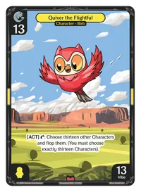 Quiver the Flightful Quiver the Flightful - Epic Yellow Character Vibes TCG card