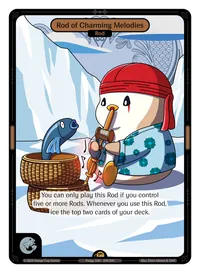 Rod of Charming Melodies Rod of Charming Melodies - Rare Colorless Rod Vibes TCG card