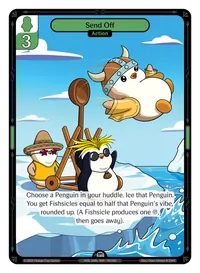 Send Off Send Off - Uncommon Green Action Vibes TCG card