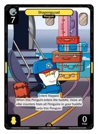 Shapenguzad Shapenguzad - Rare Yellow Character Vibes TCG card