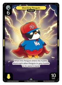 Shocking Penguin Shocking Penguin - Uncommon Yellow Character Vibes TCG card