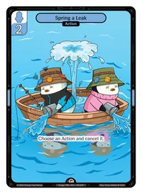 Spring a Leak Spring a Leak - Common Blue Action Vibes TCG card