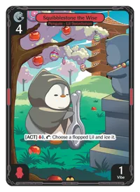 Squibblestone the Wise Squibblestone the Wise - Rare Red Character Vibes TCG card