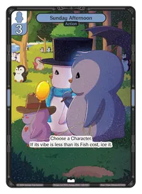 Sunday Afternoon Sunday Afternoon - Common Blue Action Vibes TCG card